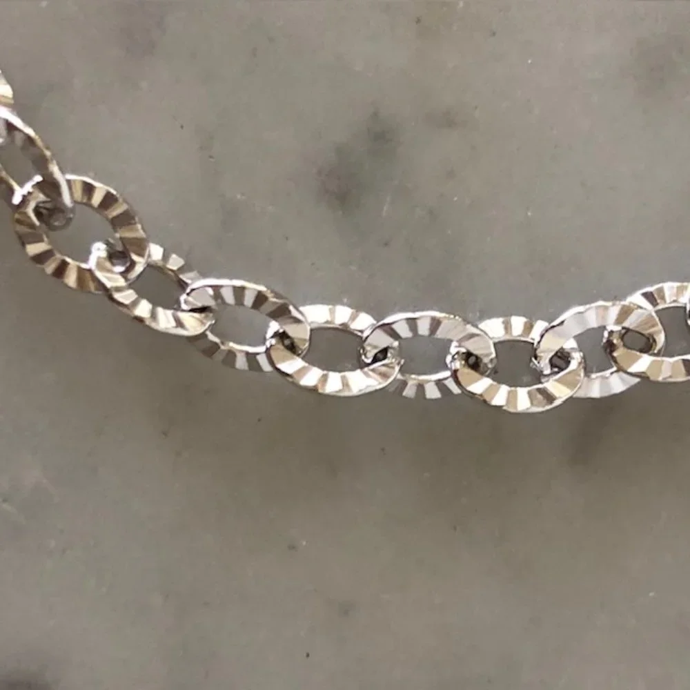 PIERCING PAGODA Italian Silver Bracelet Heart Keyhole Rhinestone Charm